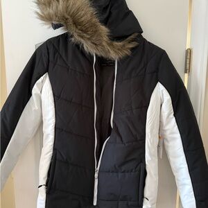 Spyder Black Jacket with White Accents